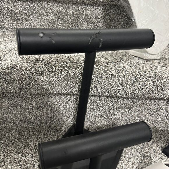 17 Piece Black White Jewelry Displays Rotating - Earrings Necklace Brace… - Picture 4 of 16